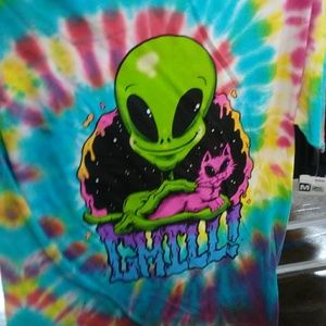 Psychedelic Chill Alien T-shirt